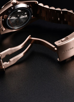 Orologio da uomo PAGANI DESIGN 2026 Nuovo Orologio Automatico con Data e Giorno della Settimana, Orologio Meccanico da Uomo con Vetro Zaffiro AR, Orologio da Polso da Uomo in Acciaio Inossidabile 316L, Movimento ST16, Orologi