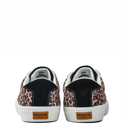 Goluck Classics Sneakers Stylish Leopard Vulc Skateboard Shoes Shock Absorption Encapsulated Men&Women Durable Comfortable Spo