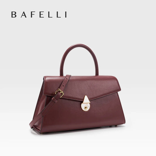 Borsa da donna in vera pelle 2025 Nuovo modello Borsa a tracolla portatile di grande capacità Alla moda e versatile per l'autunno e l'inverno