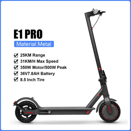 2026 Nuovo scooter elettrico JUICEASE 7.8-14.5AH 31/35KM/H 25-45KM Ultra lungo raggio Smart Aovopro APP Scooter elettrico 350/1000W