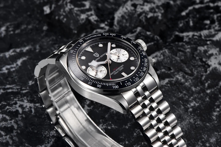 Nuovo Orologio da Uomo PAGANI DESIGN Panda 2026, Marca di Lusso, Orologio al Quarzo, Cronografo Sportivo, Ghiera in Ceramica, Vetro Zaffiro AR, Luminoso, Impermeabile, in Acciaio Inossidabile
