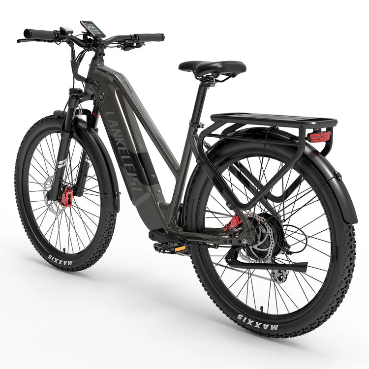 Bicicletta Elettrica LANKELEISI MX600 Pro, Motore 500W, Batteria 48V 20Ah, Autonomia 150KM, Pneumatici 27.5x2.4 Pollici, E-bike per Adulti
