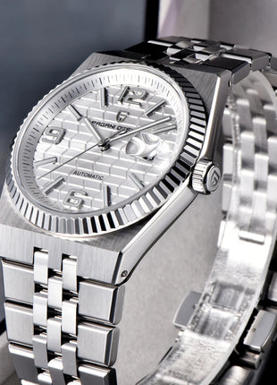 PAGANI DESIGN Nuovo orologio da uomo, orologio automatico di lusso da uomo, orologio meccanico, orologio con protezione AR, zaffiro brillante, spedizione locale