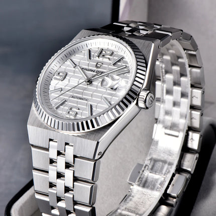 PAGANI DESIGN Nuovo orologio da uomo, orologio automatico di lusso da uomo, orologio meccanico, orologio con protezione AR, zaffiro brillante, spedizione locale