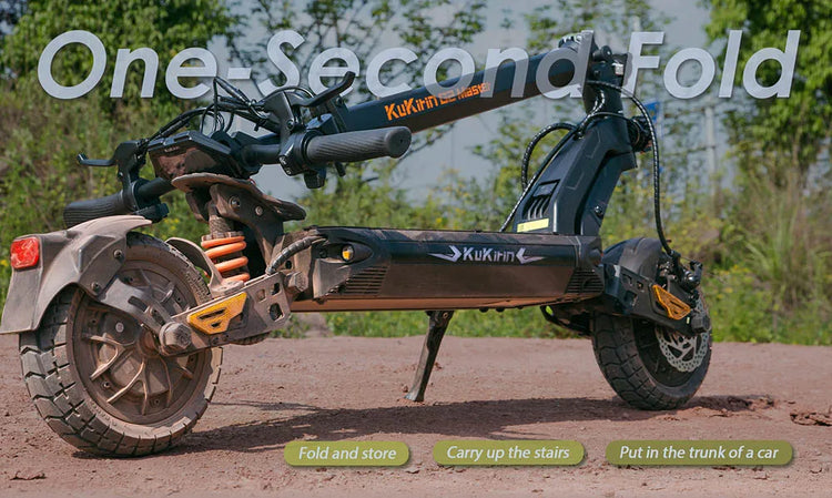 Scooter elettrico KuKirin G2 Master (versione 2025, motore 1000 W*2, batteria 52 V 20,8 Ah, pneumatici da 10 pollici, velocità massima 60 km/h, portata 70 km