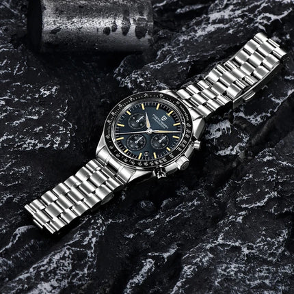 PAGANI DESIGN Moon ST6 Orologio Automatico di Lusso da Uomo, Orologio Business da Uomo, Orologio Meccanico, Luminoso, Vetro Zaffiro, Cinturino in Nylon, Consegna Locale UE 2026