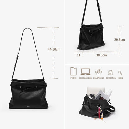 BAFELLI Borsa tote sotto le ascelle - Borsa da viaggio morbida in pelle ispirata a tracolla da donna Borsa a tracolla leggera dal design compatto