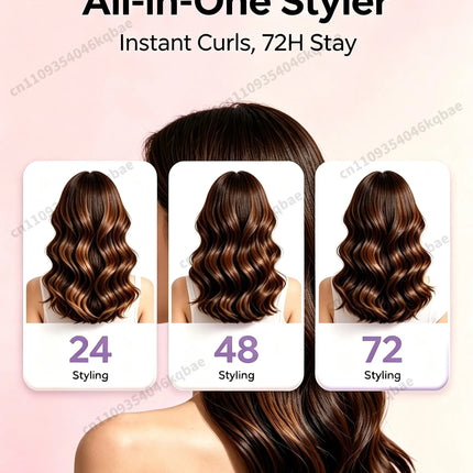 SenCiciMen 6 in 1 Air Styler Negative Ion Hair Dryer For Auto CurlingHair Styling Tools For Fast Drying,Curling,Volumizing & Smooth Best Gift for Women