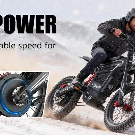 Nuova E-Bike Fuoristrada EU GT600, 85 km/h di velocità massima, motore brushless da 7.500 W, batteria al litio 72V 30Ah, moto elettrica per adulti, autonomia massima 85 km/h
