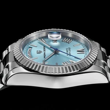 Nuovo Orologio da Uomo di Lusso PAGANI DESIGN add36 Dorato 2026, Orologio Meccanico Automatico con Vetro Zaffiro AR Protettivo, Cassa in Acciaio Inossidabile, Datario, da Polso