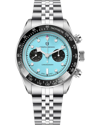 Nuovo PAGANI DESIGN 2026 Orologio da Uomo Panda, Orologio al Quarzo di Lusso, Cronografo con Quadrante in Zaffiro, Luminoso, Acciaio Inossidabile 316L, Spedizione Locale