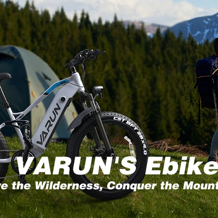 Bicicletta Elettrica per Adulti Varun S26-1, E-bike da Montagna, Batteria 48V 16Ah, Fatbike 26'', Bicicletta Elettrica da Strada