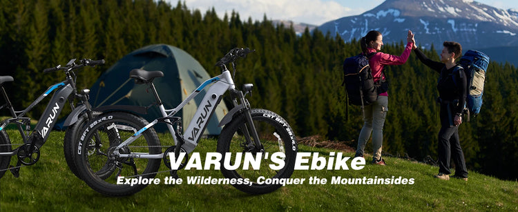 Bicicletta Elettrica per Adulti Varun S26-1, E-bike da Montagna, Batteria 48V 16Ah, Fatbike 26'', Bicicletta Elettrica da Strada