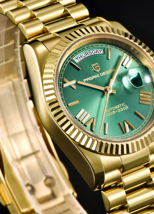 PAGANI DESIGN DD36 Oro Verde V2 Orologi Meccanici da Uomo Orologio Automatico di Lusso per Uomo 2026 Nuovo Orologio da Polso con Vetro Zaffiro AR