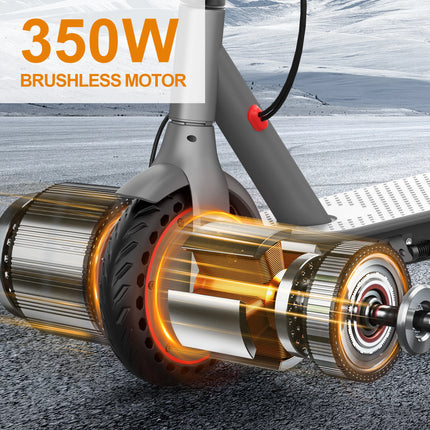 Nuovo Monopattino Elettrico Pieghevole AOVOPRO LPTX01/S80PRO 2026 per Adulti, 31KM/H, 350W, Autonomia 25/35KM, Ruote da 8.5 Pollici, Doppio Freno