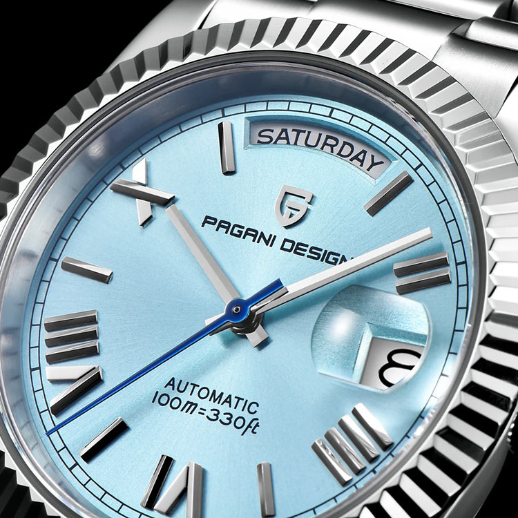 Nuovo orologio da uomo DESIGN PAGANI, orologio automatico di lusso per uomo, orologio meccanico da uomo, vetro zaffiro AR con data, consegna locale UE
