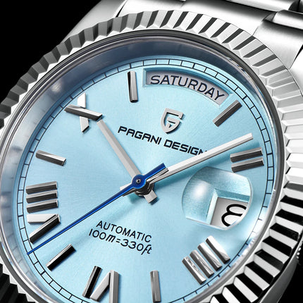 Nuovo orologio da uomo DESIGN PAGANI, orologio automatico di lusso per uomo, orologio meccanico da uomo, vetro zaffiro AR con data, consegna locale UE