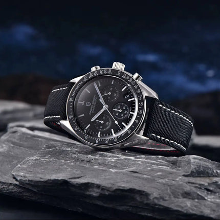 PAGANI DESIGN 2026 Nuovo Orologio da Uomo di Lusso al Quarzo con Funzione Luna, Vetro Zaffiro, Cronografo - Spedizione Locale nell'UE
