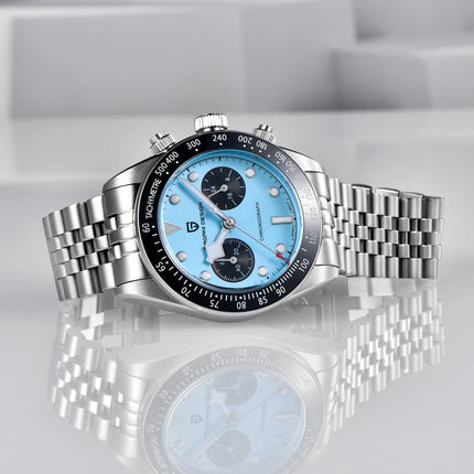 Nuovo Orologio da Uomo PAGANI DESIGN Panda 2026, Marca di Lusso, Orologio al Quarzo, Cronografo Sportivo, Ghiera in Ceramica, Vetro Zaffiro AR, Luminoso, Impermeabile, in Acciaio Inossidabile