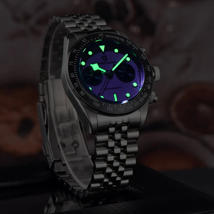 Nuovo Orologio da Uomo PAGANI DESIGN Panda 2026, Marca di Lusso, Orologio al Quarzo, Cronografo Sportivo, Ghiera in Ceramica, Vetro Zaffiro AR, Luminoso, Impermeabile, in Acciaio Inossidabile