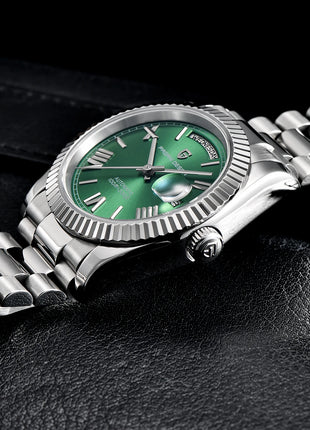 Nuovo orologio da uomo DESIGN PAGANI, orologio automatico di lusso per uomo, orologio meccanico da uomo, vetro zaffiro AR con data, consegna locale UE