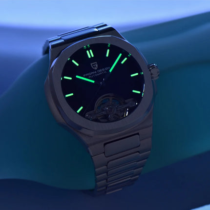 Nuovo Orologio Meccanico da Uomo PAGANI DESIGN Tourbillon 2026, Orologio Automatico di Lusso con Quadrante Scheletrato, Impermeabile, Luminoso, Vetro Zaffiro AR, Acciaio Inossidabile, Regalo per Uomo