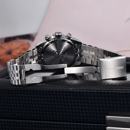 Nuovo Orologio da Uomo PAGANI DESIGN Panda 2026, Marca di Lusso, Orologio al Quarzo, Cronografo Sportivo, Ghiera in Ceramica, Vetro Zaffiro AR, Luminoso, Impermeabile, in Acciaio Inossidabile