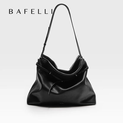 BAFELLI Borsa tote sotto le ascelle - Borsa da viaggio morbida in pelle ispirata a tracolla da donna Borsa a tracolla leggera dal design compatto