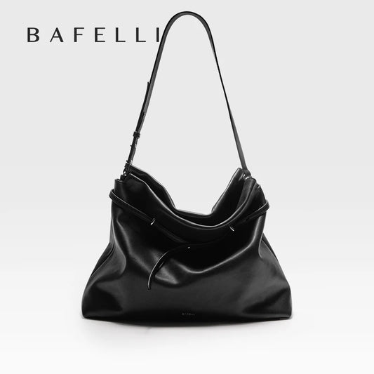 BAFELLI Borsa tote sotto le ascelle - Borsa da viaggio morbida in pelle ispirata a tracolla da donna Borsa a tracolla leggera dal design compatto