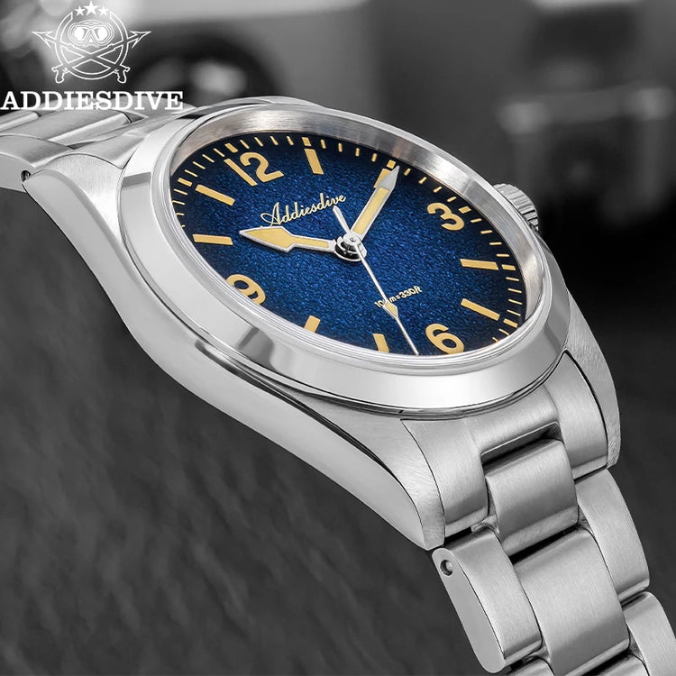 ADDIESDIVE AD2544 Women's Quartz Watch Japan 2035 Movement 100m Waterproof Sapphire Glass 316L Stainless Steel Ladies Watch 36mm