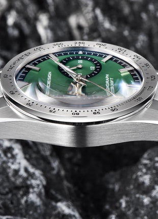Orologio da Uomo Retrò PAGANI DESIGN 2026, Orologio al Quarzo con Display Lunare, Nuovo Orologio Sportivo Cronografo AR Sapphire VK64, Spedizione Locale