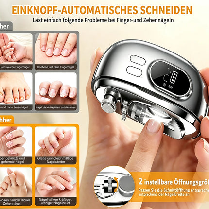 4-in-1 Electric Nail Clippers Suitable for Fingernails and Toenails