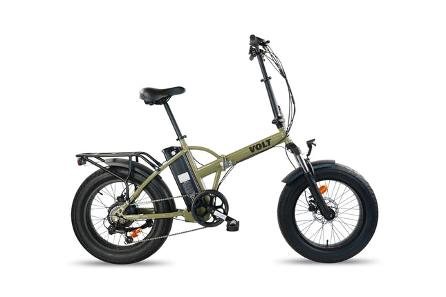 Fat Bike Elettrica Volt Alpha Pro 250W 36V 13Ah Pieghevole Ruote FAT 20" Freno Disco Autonomia 70km per Adulti - Prodotto e Spedito dall'Italia - Conforme Normative UE