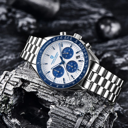 PAGANI DESIGN Nuovo PD1701 Orologio da Uomo di Lusso al Quarzo Cronografo Sportivo con Vetro Zaffiro Impermeabile Spedizione Locale