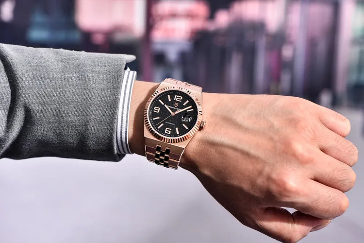 Nuovo Orologio da Uomo PAGANI DESIGN 2026 - Orologio Automatico di Lusso, Orologio da Polso Meccanico da Uomo, Movimento Miyota 8215, Vetro Zaffiro AR, Resistente all'Acqua, Luminoso, con Datario, Ideale per Affari, Regalo