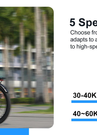 AAIRSK City Bicicletta Elettrica, Batteria 36V 13 Ah, 7 Velocità, Range fino a 60 km, NFC, Velocità