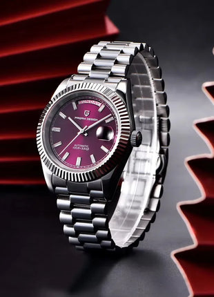 Nuovo Orologio Meccanico da Uomo PAGANI DESIGN DD40 2026, Orologio Automatico di Lusso con Vetro Zaffiro AR, Data, Impermeabile, in Acciaio Inossidabile, Regalo per Uomo