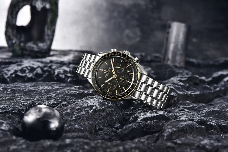 PAGANI DESIGN Nuovi orologi da uomo, orologio al quarzo di lusso, cronografo di precisione, vetro zaffiro AR, resistente all'acqua fino a 100M, orologio business 2026, spedizione locale UE