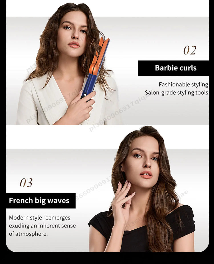 SenCiciMen 2 in 1 Air Straightener & Hair Dryer Negative Ion Flat Iron For Lock in Moisture & Shine Hot Styling Tools Salon-Quality Results For Women Gift