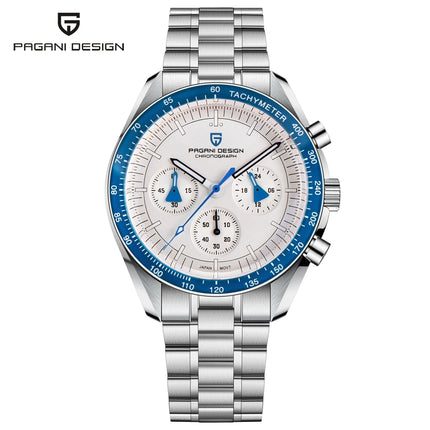 Nuovo Orologio da Uomo PAGANI DESIGN V6 Moon 2026, Orologio al Quarzo di Lusso, Cronografo Sportivo con Vetro Zaffiro Protettivo AR Luminoso