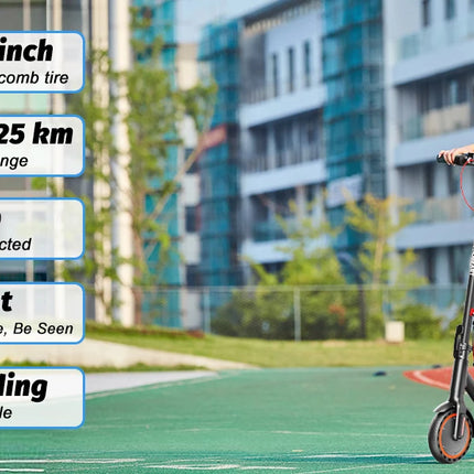 Monopattino Elettrico per Adulti TODIMART K3, Motore 350W, Batteria 36V 7.8Ah, Autonomia 35KM, Pieghevole, Controllo APP, Display LED, Pneumatici a Nido d'Ape, Cruise Control, E-Scooter per Pendolari Urbani