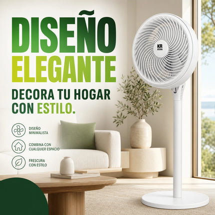 Ventilatore a piantana, ventilatore per la circolazione dell'aria, tre livelli di velocità regolabili, altezza regolabile, funzionamento super silenzioso