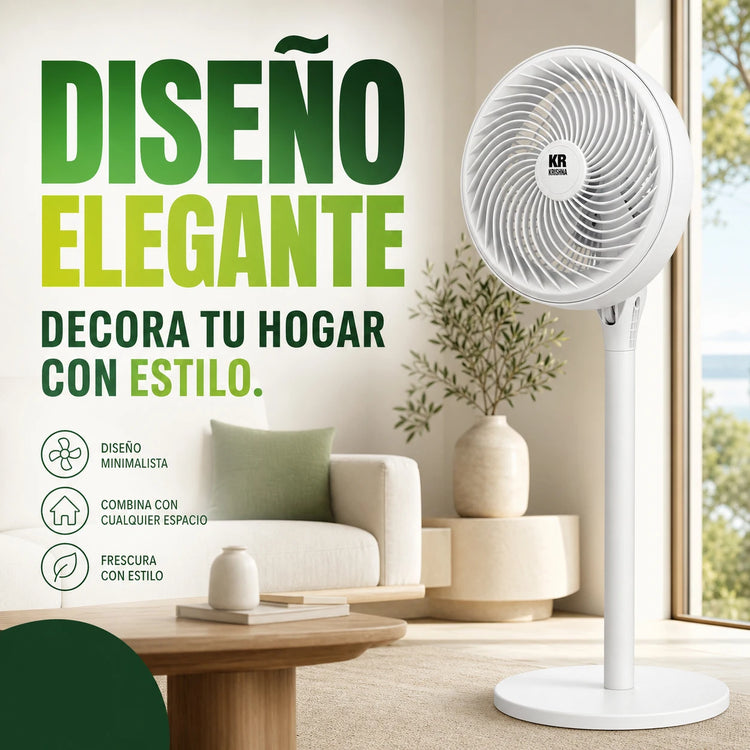 Ventilatore a piantana, ventilatore per la circolazione dell'aria, tre livelli di velocità regolabili, altezza regolabile, funzionamento super silenzioso