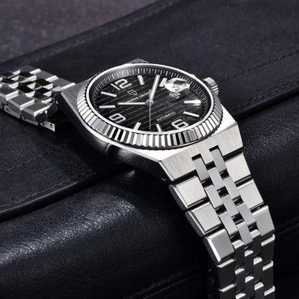 Nuovo Orologio da Uomo PAGANI DESIGN 2026, Orologio Automatico di Lusso, Meccanico, con Vetro Zaffiro AR, Luminoso, Durevole, in Acciaio Inossidabile