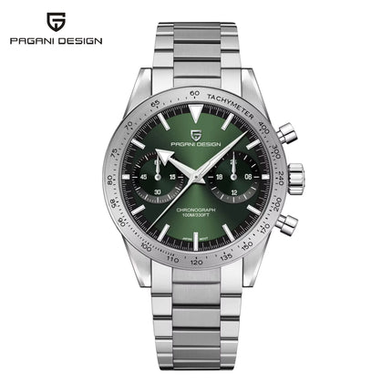 Nuovo orologio da uomo DESIGN PAGANI, stile retrò con lancetta larga, orologio al quarzo di lusso da uomo, cronografo sportivo veloce, movimento VK64, vetro zaffiro AR, consegna locale