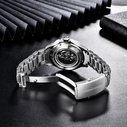PAGANI DESIGN 2026 Nuovo Orologio da Uomo 007 di Lusso Meccanico Automatico Subacqueo Impermeabile con Vetro Zaffiro AR e Lancette Luminose Spedizione Locale
