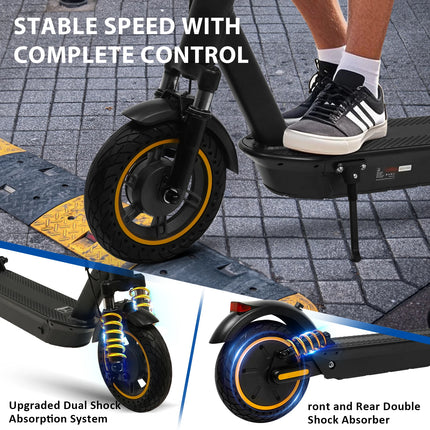 2026 Aggiorna AOVOPRO TX01 Smart APP Scooter elettrico 350W/500W Motore potente 36V25-45KM Gamma Adulti EScooter con doppio freno