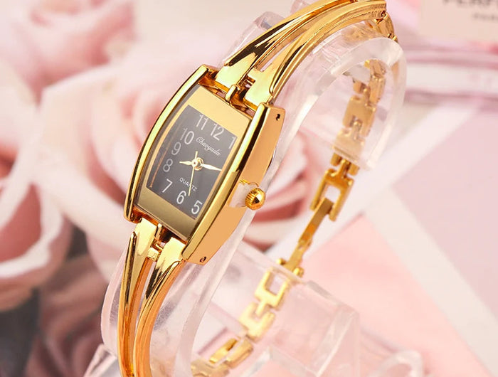 I più nuovi braccialetti per orologi da polso da donna Orologi da donna in acciaio inossidabile di moda Orologio da donna al quarzo Orologi Reloj Mujer platinumshop