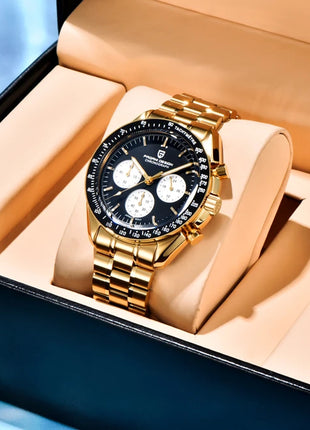 Nuovo Orologio da Uomo PAGANI DESIGN V6 Moon 2026, Orologio al Quarzo di Lusso, Cronografo Sportivo VK63, Vetro Zaffiro AR, Impermeabile, Luminoso, Regalo