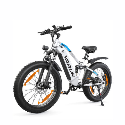 Bicicletta Elettrica per Adulti Varun S26-1, E-bike da Montagna, Batteria 48V 16Ah, Fatbike 26'', Bicicletta Elettrica da Strada